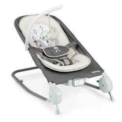 Lehátko masážne vibrujúce s melódiou Happy Belly™ Rock-to-Bounce Parker™ 0m+ do 9kg