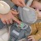 Lehátko masážne vibrujúce s melódiou Happy Belly™ Rock-to-Bounce Parker™ 0m+ do 9kg Ingenuity 16853-2