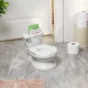 Nočník/toaleta detská so zvukom My Size™ biela Ingenuity 11124-2