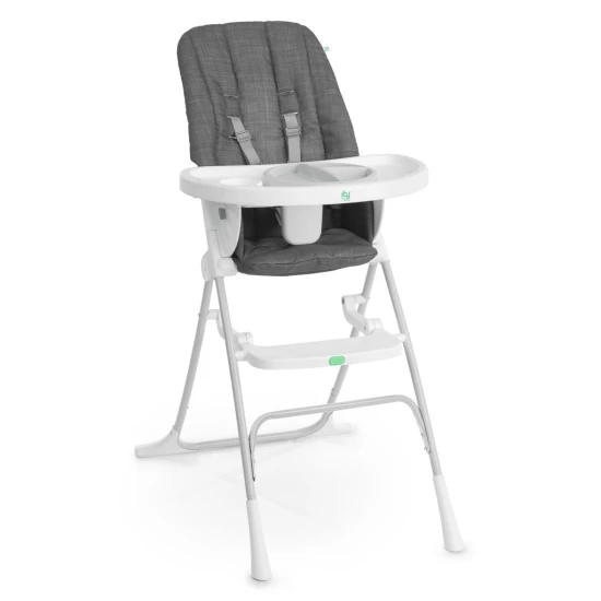 Stolička jedálenská skladacia Sun Valley™ Grey 6m+ do 15 kg Ingenuity 16990-1