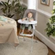 Stolička jedálenská skladacia Sun Valley™ Grey 6m+ do 15 kg Ingenuity 16990-1