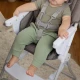 Stolička jedálenská skladacia Sun Valley™ Grey 6m+ do 15 kg Ingenuity 16990-1