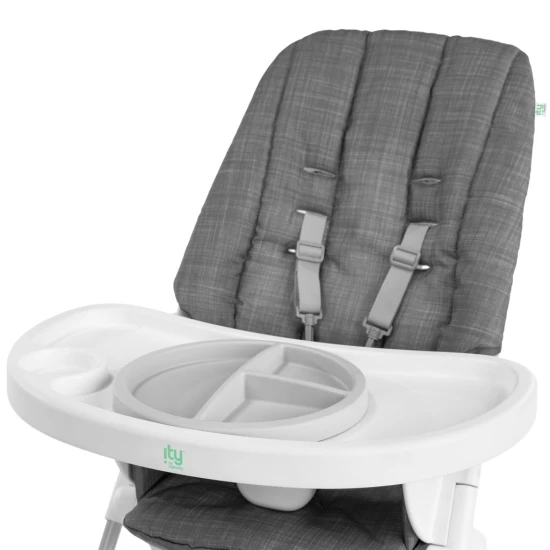 Stolička jedálenská skladacia Sun Valley™ Grey 6m+ do 15 kg Ingenuity 16990-1
