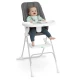 Stolička jedálenská skladacia Sun Valley™ Grey 6m+ do 15 kg Ingenuity 16990-1
