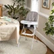 Stolička jedálenská skladacia Sun Valley™ Grey 6m+ do 15 kg Ingenuity 16990-1