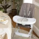 Stolička jedálenská skladacia Sun Valley™ Grey 6m+ do 15 kg Ingenuity 16990-1