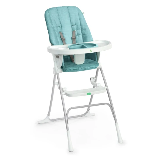 Stolička jedálenská skladacia Sun Valley™ Teal 6m+ do 15 kg Ingenuity 16872-1