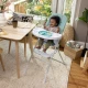 Stolička jedálenská skladacia Sun Valley™ Teal 6m+ do 15 kg Ingenuity 16872-1