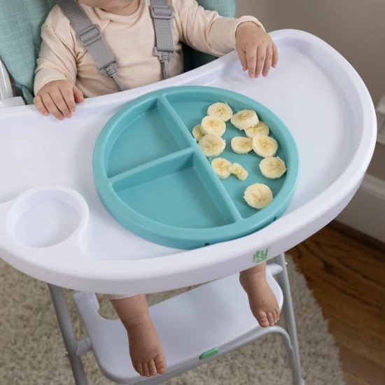 Stolička jedálenská skladacia Sun Valley™ Teal 6m+ do 15 kg Ingenuity 16872-1