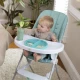 Stolička jedálenská skladacia Sun Valley™ Teal 6m+ do 15 kg Ingenuity 16872-1