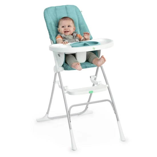 Stolička jedálenská skladacia Sun Valley™ Teal 6m+ do 15 kg Ingenuity 16872-1
