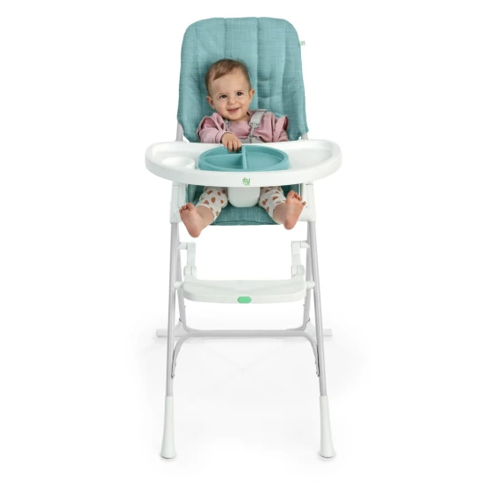 Stolička jedálenská skladacia Sun Valley™ Teal 6m+ do 15 kg Ingenuity 16872-1
