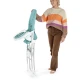 Stolička jedálenská skladacia Sun Valley™ Teal 6m+ do 15 kg Ingenuity 16872-1