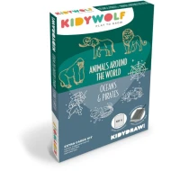 Doplnkové karty Kidydraw mini Zvieratá celého sveta, oceánov a piráti