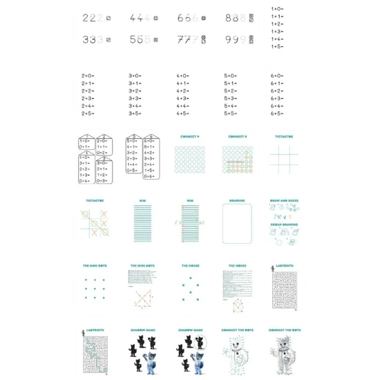 Kidydraw doplnkové karty pre pre kresliaci tablet KidyDraw Mini – nové motívy a zábavné výzvy pre deti