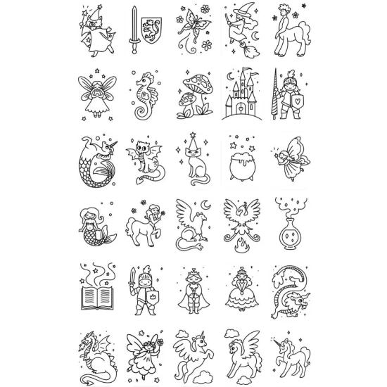 Kidydraw doplnkové karty pre pre kresliaci tablet KidyDraw Mini – nové motívy a zábavné výzvy pre deti