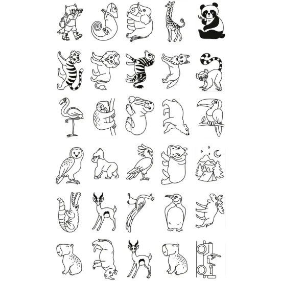 Kidydraw doplnkové karty pre pre kresliaci tablet KidyDraw Mini – nové motívy a zábavné výzvy pre deti