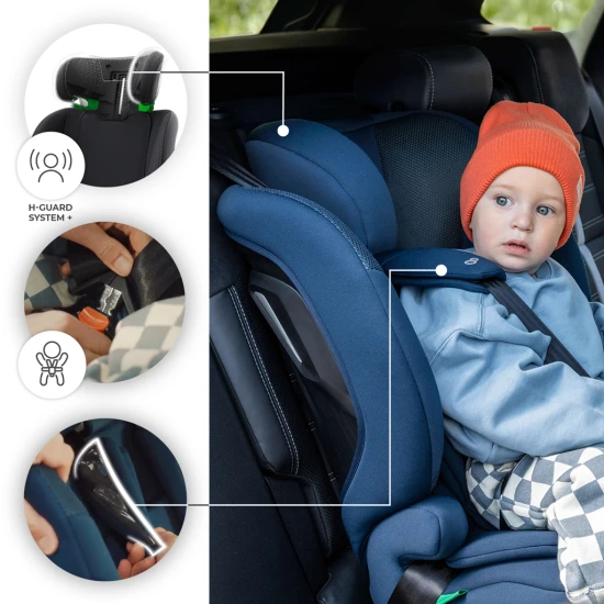 Autosedačka Comfort Up 2 Plus i-Size (76-150 cm) Black Kinderkraft KCCOUP02BLKPL00