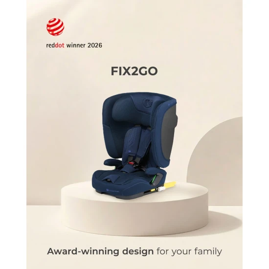 Autosedačka Fix2Go i-Size 76-150 cm Black Kinderkraft KCFI2GO0BLK0000