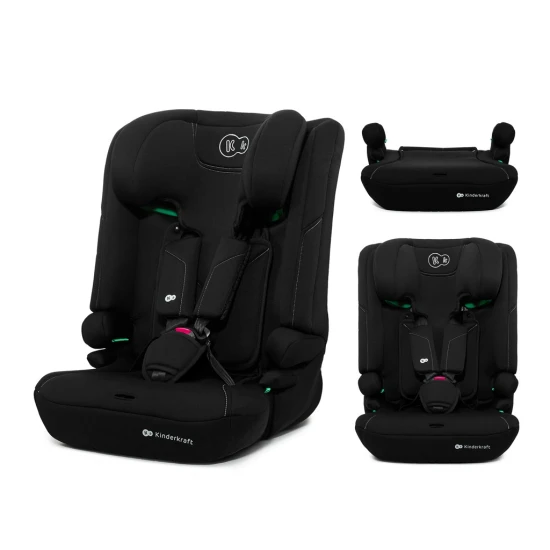 Autosedačka I-Comfy i-Size (76 do 150 cm) Black Kinderkraft KCICOM00BLK0000