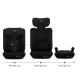 Autosedačka I-Comfy i-Size (76 do 150 cm) Black Kinderkraft KCICOM00BLK0000