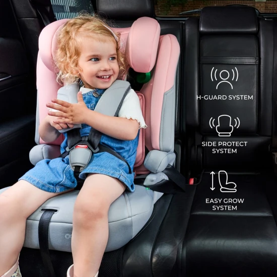 Autosedačka I-Comfy i-Size (76 do 150 cm) Pink Kinderkraft KCICOM00PNK0000