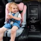 Autosedačka I-Comfy i-Size (76 do 150 cm) Pink Kinderkraft KCICOM00PNK0000