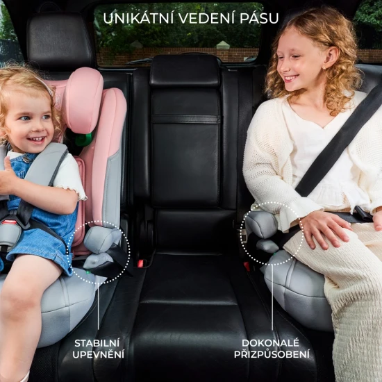 Autosedačka I-Comfy i-Size (76 do 150 cm) Pink Kinderkraft KCICOM00PNK0000