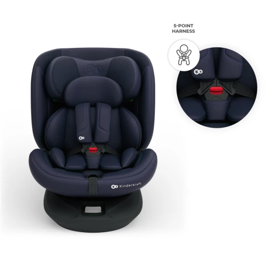 Autosedačka i-Grow 2 Plus (40-150 cm) Navy Kinderkraft KCIGRO02NAVPL00