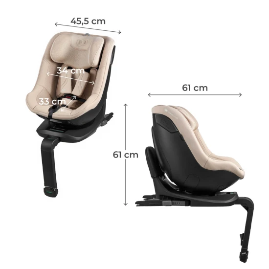 Autosedačka I-Guard Pro I-size (61-105 cm) Beige Kinderkraft KCIGUAPRBEG000N