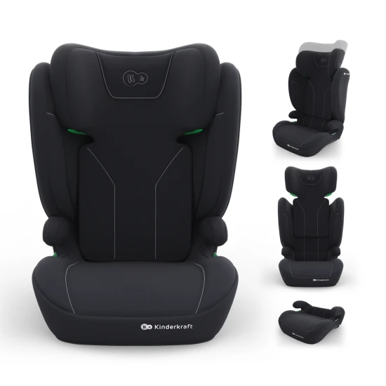 Autosedačka i-Spark 2 Plus i-Size (100-150 cm) Black Kinderkraft KCISPA02BLKPL00
