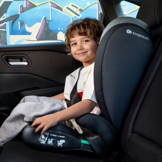 Autosedačka i-Spark 2 Plus i-Size (100-150 cm) Black Kinderkraft KCISPA02BLKPL00