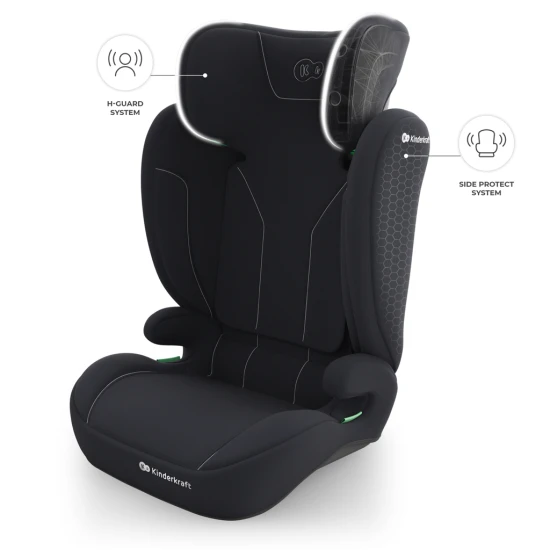 Autosedačka i-Spark 2 Plus i-Size (100-150 cm) Black Kinderkraft KCISPA02BLKPL00