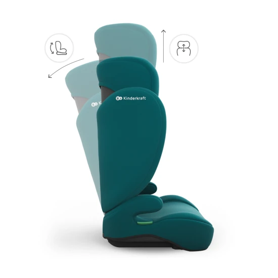 Autosedačka i-Spark 2 Plus i-Size (100-150 cm) Green Kinderkraft KCISPA02GREPL00