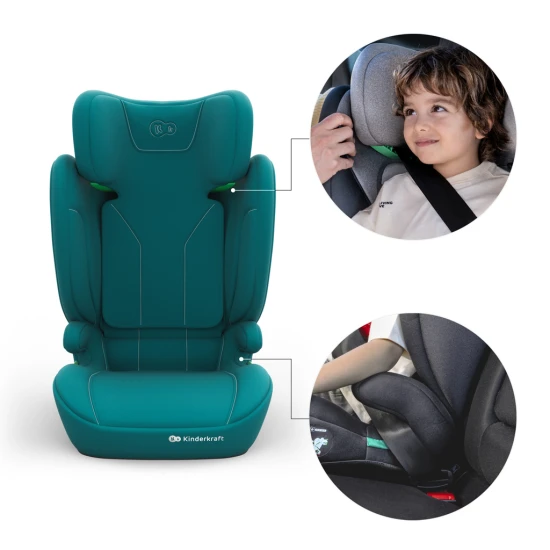Autosedačka i-Spark 2 Plus i-Size (100-150 cm) Green Kinderkraft KCISPA02GREPL00