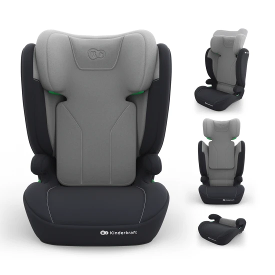 Autosedačka i-Spark 2 Plus i-Size (100-150 cm) Grey Kinderkraft KCISPA02GRYPL00
