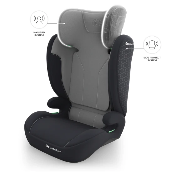 Autosedačka i-Spark 2 Plus i-Size (100-150 cm) Grey Kinderkraft KCISPA02GRYPL00