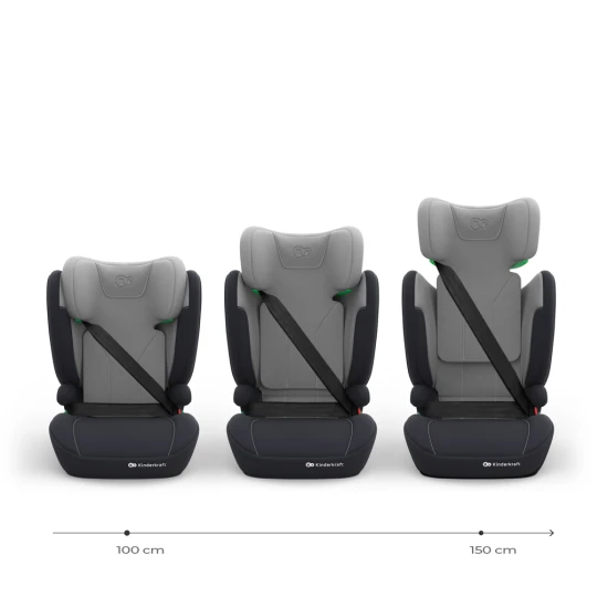 Autosedačka i-Spark 2 Plus i-Size (100-150 cm) Grey Kinderkraft KCISPA02GRYPL00