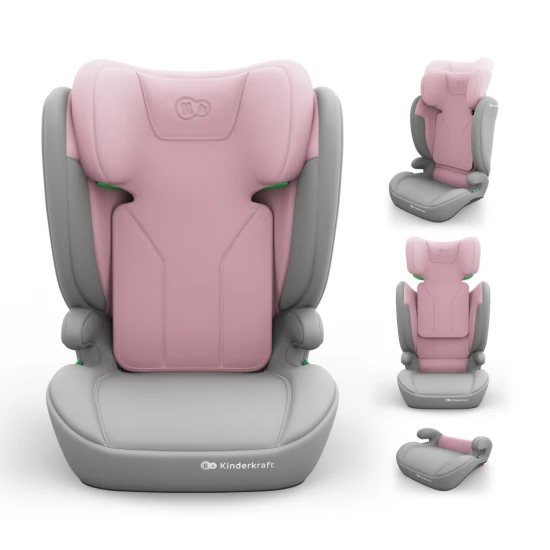 Autosedačka i-Spark 2 Plus i-Size (100-150 cm) Pink Kinderkraft KCISPA02PNKPL00