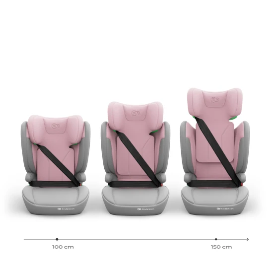 Autosedačka i-Spark 2 Plus i-Size (100-150 cm) Pink Kinderkraft KCISPA02PNKPL00
