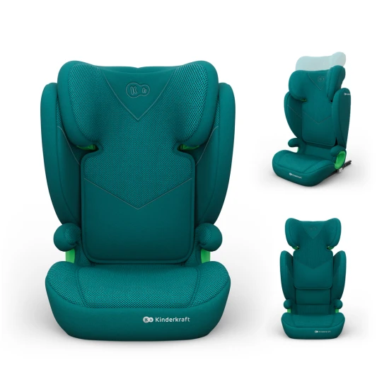 Autosedačka Junior Fix 2 Plus (100-150 cm) Green Kinderkraft KCJUFI20GREPL0N