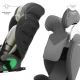Autosedačka Junior Fix 2 Plus (100-150 cm) Grey Kinderkraft KCJUFI20GRYPL0N