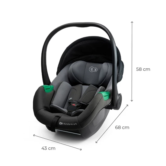 Autosedačka Mink Pro 2 (0-13 kg) Grey Kinderkraft KCMINPR2GRY0000