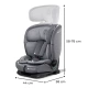 Autosedačka Oneto3 i-Size 76-150cm + Isofix Cool grey Kinderkraft KCONE300GRY0000