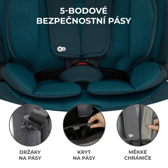 Autosedačka Oneto3 i-Size 76-150cm + Isofix Cool grey Kinderkraft KCONE300GRY0000