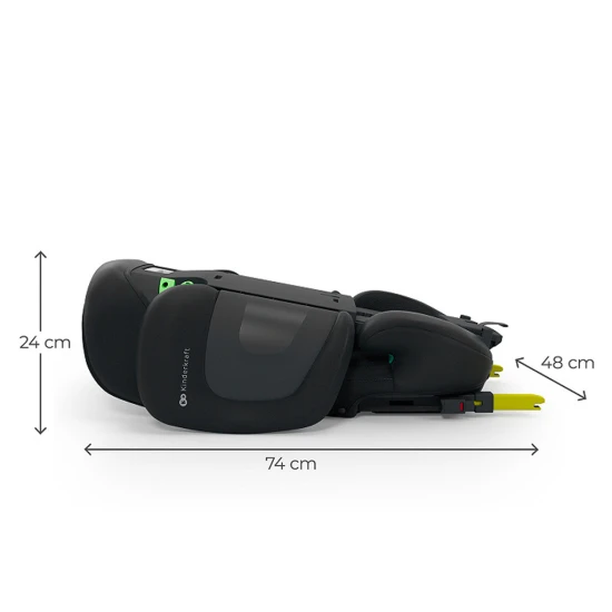 Autosedačka Xpand 2 Pro (100 do 150 cm) Black Kinderkraft KCXPPR02BLK0000