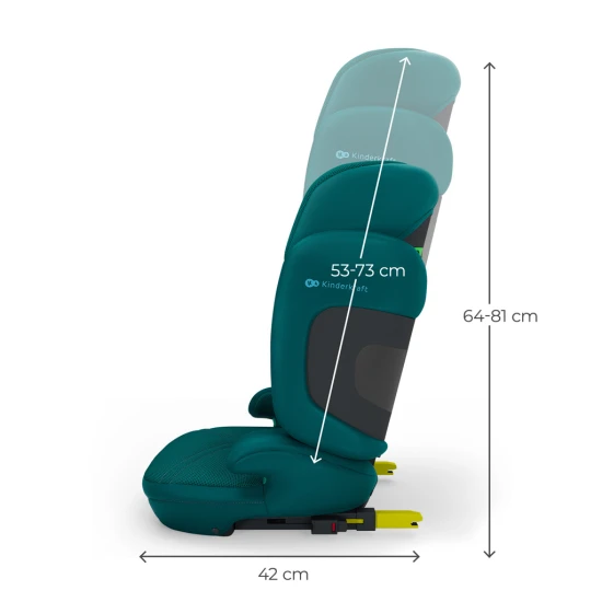 Autosedačka Xpand 2 Pro (100 do 150 cm) Green Kinderkraft KCXPPR02GRE0000