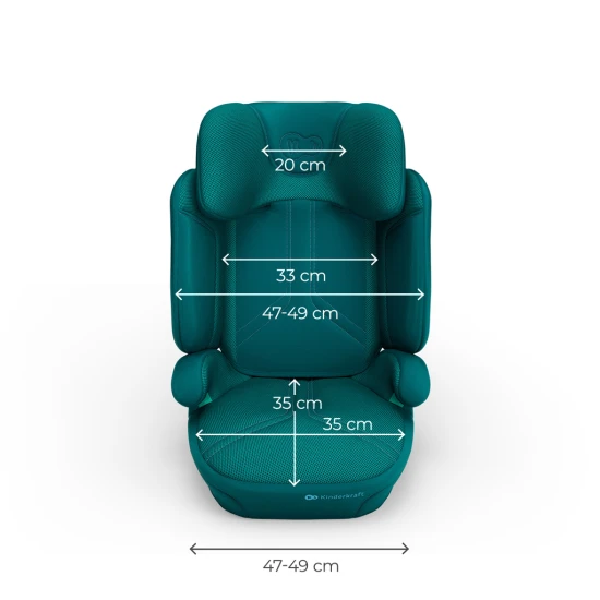 Autosedačka Xpand 2 Pro (100 do 150 cm) Green Kinderkraft KCXPPR02GRE0000