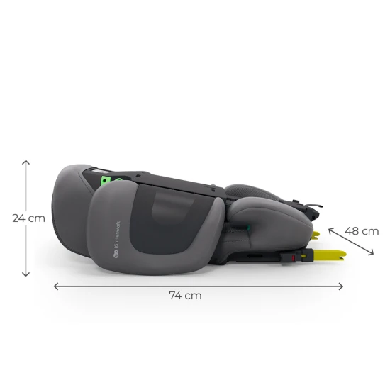 Autosedačka Xpand 2 Pro (100 do 150 cm) Grey Kinderkraft KCXPPR02GRY0000