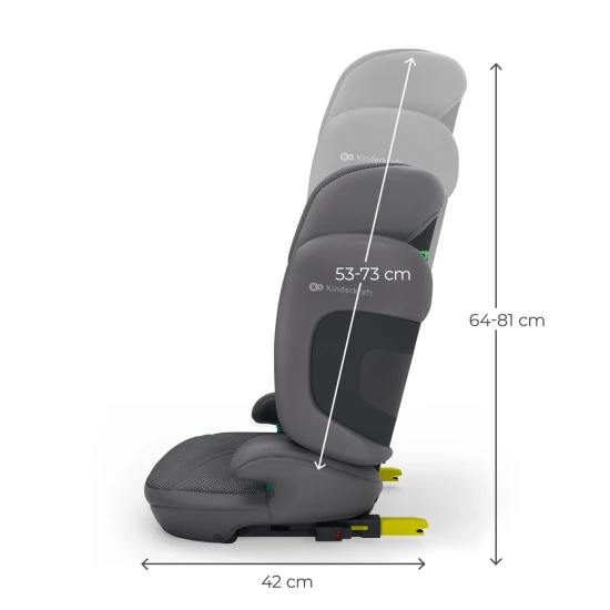 Autosedačka Xpand 2 Pro (100 do 150 cm) Grey Kinderkraft KCXPPR02GRY0000